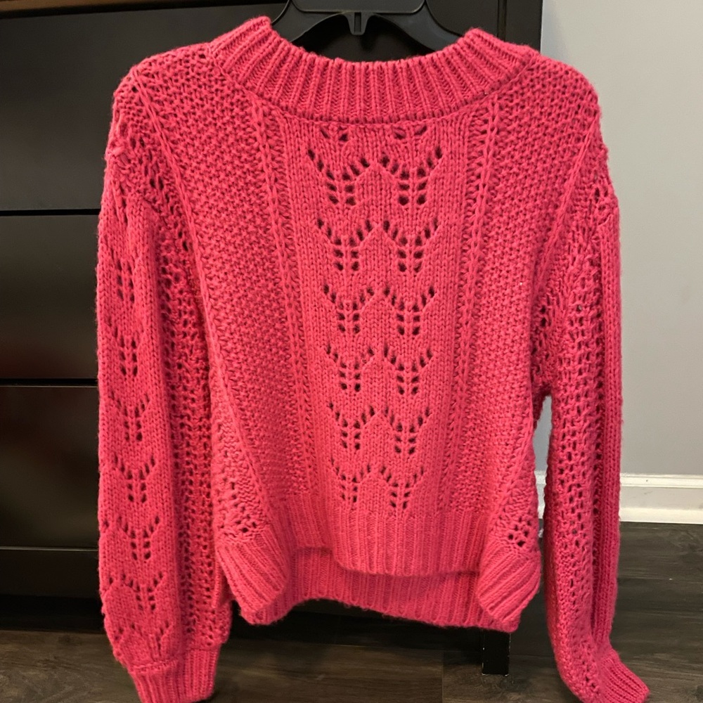 Hot pink sweater
